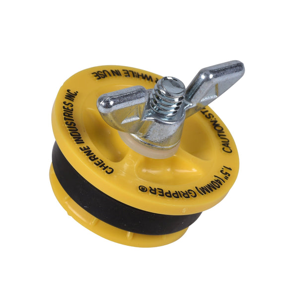Cherne ® 1 ½ End-of-Pipe Gripper ® Plug, 17 PSI - 40 ft. - Enviro Design  Products