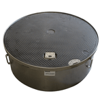 EMCO 39" D x 10" H Boca de inspección con Negro, Compuesto, La