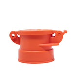 Tapa de alcantarilla de 4 pulgadas: Naranja Hembra Pie Libre