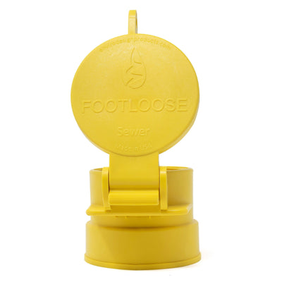 4 inch Sewer Cap: Yellow Female Footloose