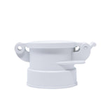 Tapa de alcantarilla de 4 pulgadas: Blanco Hembra Pie Libre