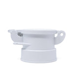 Tapa de alcantarilla de 4 pulgadas: Blanco Hembra Pie Libre