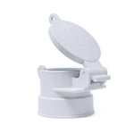 Tapa de alcantarilla de 4 pulgadas: Blanco Hembra Pie Libre