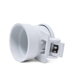 Tapa de alcantarilla de 4 pulgadas: Blanco Hembra Pie Libre
