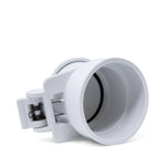 Tapa de alcantarilla de 4 pulgadas: Blanco Hembra Pie Libre