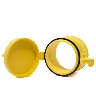 Grip-N-Lock 4" Yellow Locking Well Cap