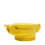 Tapa de alcantarilla de 4 pulgadas: macho amarillo con los pies sueltos