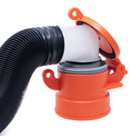 Tapa de alcantarilla de 4 pulgadas: Naranja Hembra Pie Libre