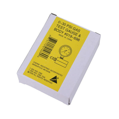 Gauge 2" Face 0-30 psi - 0.5 psi Increments