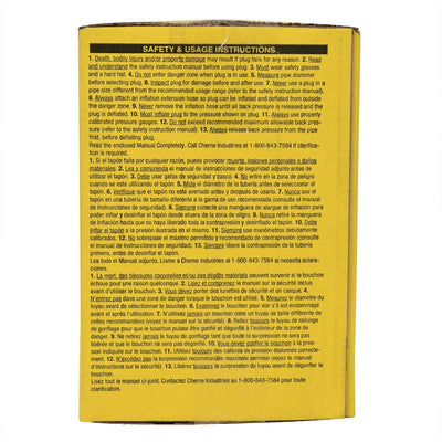 Cherne® 15-16 in. Single-Size Underground Test-Ball® Plug