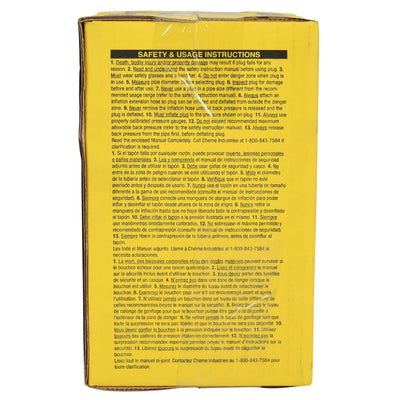 6" Muni-Ball Plug, 1-1/2" Underground Bypass