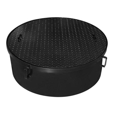 1/2" Steel Lay-In Lid, 48" x 13", Steel skirt