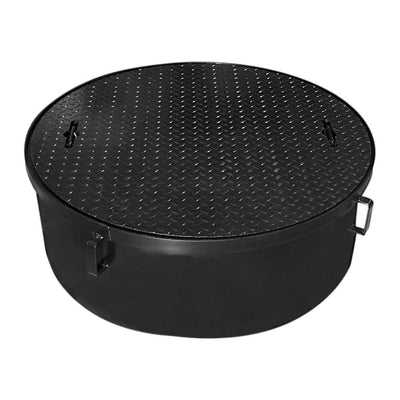 Manhole Covers, Round Manhole, Steel Lid, 38" x 13", Lay-In, 1/2" Lid, Steel Skirt