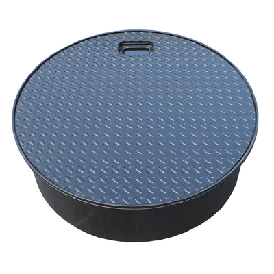 Steel Manhole Cover, Round 30" x 13",3/8" Lay-In Steel Lid