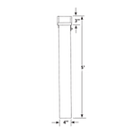 Well Protector, Square, Aluminum Lid, 8