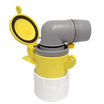 4 inch Sewer Cap: Yellow Male Footloose