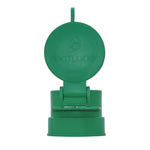 Tapón de alcantarillado para camping/residencia Footloose, 4" hembra verde