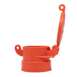 4 inch Sewer Cap: Orange Female Footloose