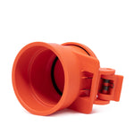 4 inch Sewer Cap: Orange Female Footloose