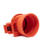 4 inch Sewer Cap: Orange Female Footloose