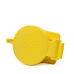 4 inch Sewer Cap: Yellow Male Footloose