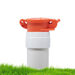 4 inch Sewer Cap: Orange Male Footloose