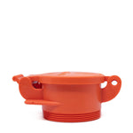 4 inch Sewer Cap: Orange Male Footloose