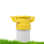 4 inch Sewer Cap: Yellow Female Footloose