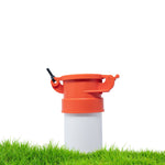 4 inch Sewer Cap: Orange Female Footloose