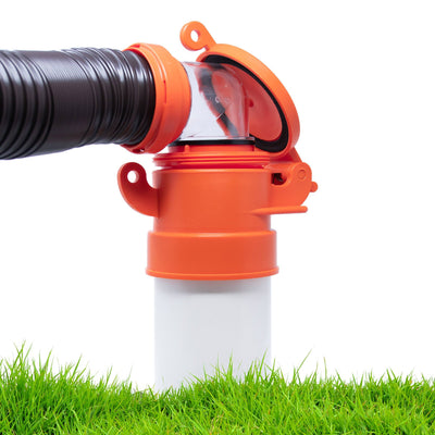 4 inch Sewer Cap: Orange Female Footloose