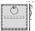 Square Manhole Cover, Vault 30