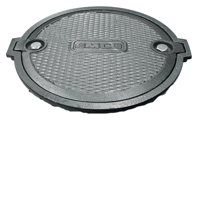 Manhole Covers, Round Manhole, Cast Iron Lid, 12" x 12", Bolt down