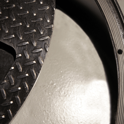 Steel Manhole Cover, Round 48" x 13",1/2" Steel Lid, Bolt-down