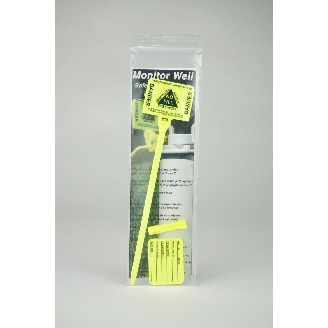 Koby Monitor Well Safety Lockout tag Kit - Enviro Design Products